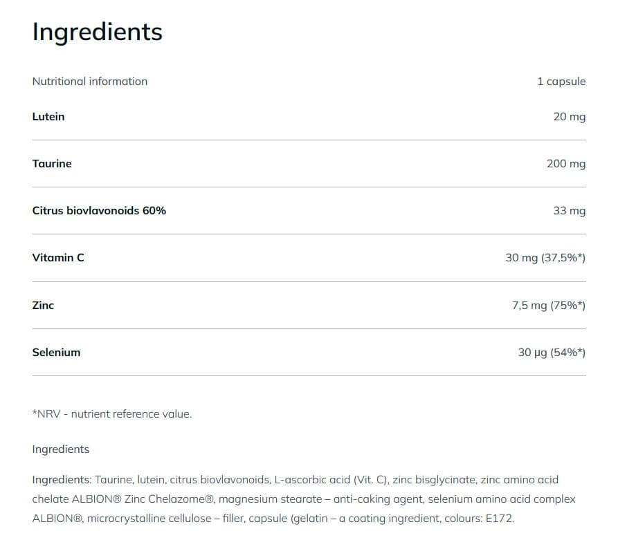 Olimp Labs - Lutein Bio-Complex - 30 Caps