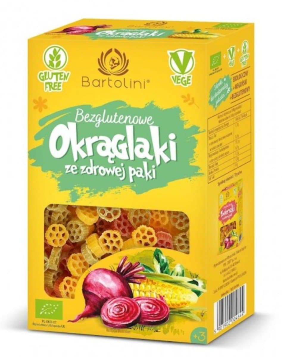 Bartolini - Gluten-Free Roundlets with Healthy Vegetables – Bartolini förpackning