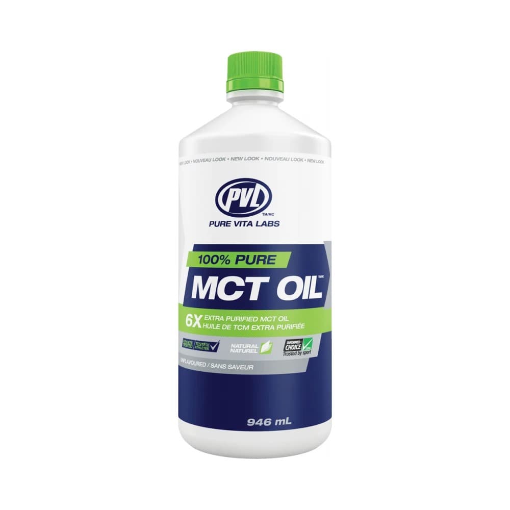 PVL - 100 % ren MCT-olja - Naturell, 946 ml – förpackning