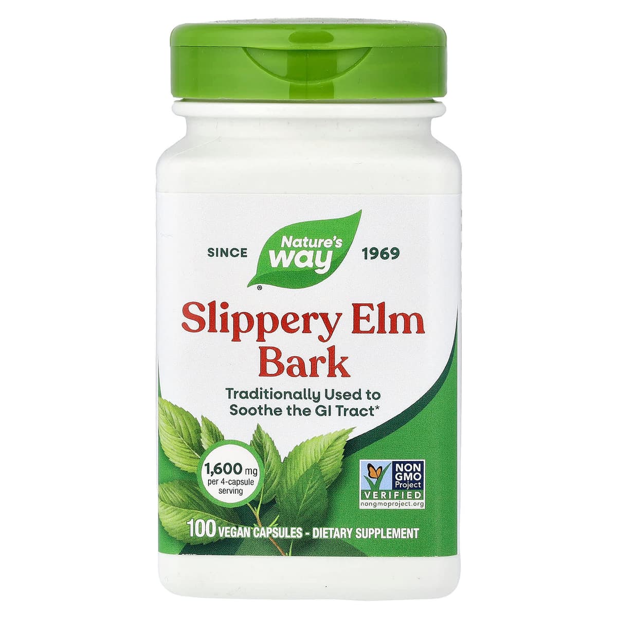 Nature'S Way - Slippery Elm Bark - 100 Caps