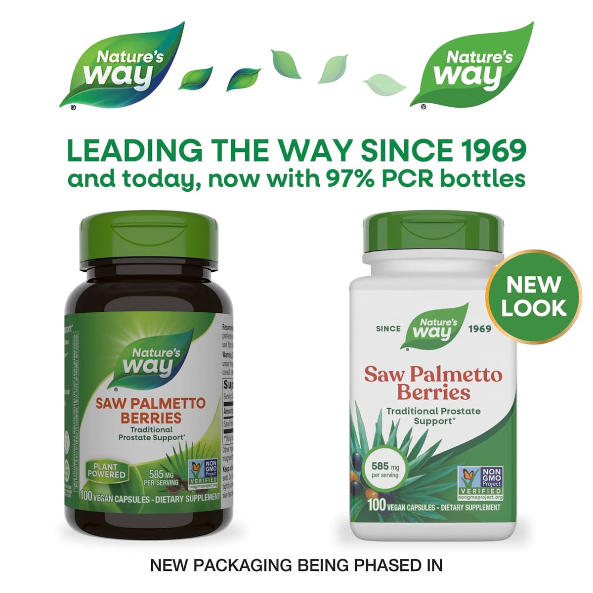 Nature'S Way - Saw Palmetto Berries - 100 Kapsler