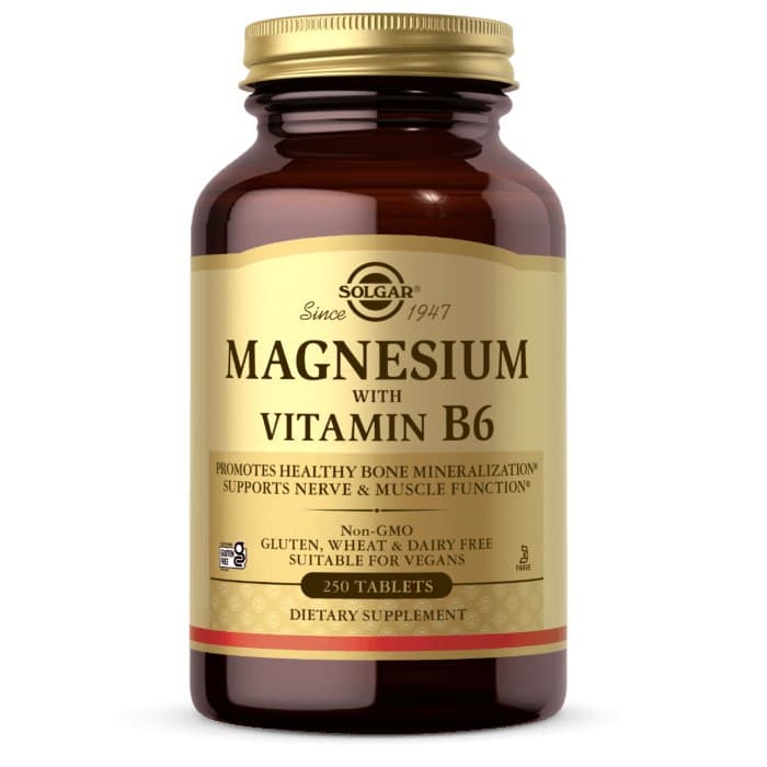 Solgar - Magnesium With Vitamin B6 – Solgar förpackning