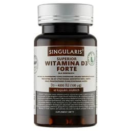 Singularis - Vitamin D3 Forte 60 Bløde Kapsler
