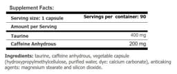 Amix - Caffeine With Taurine - 90 Caps