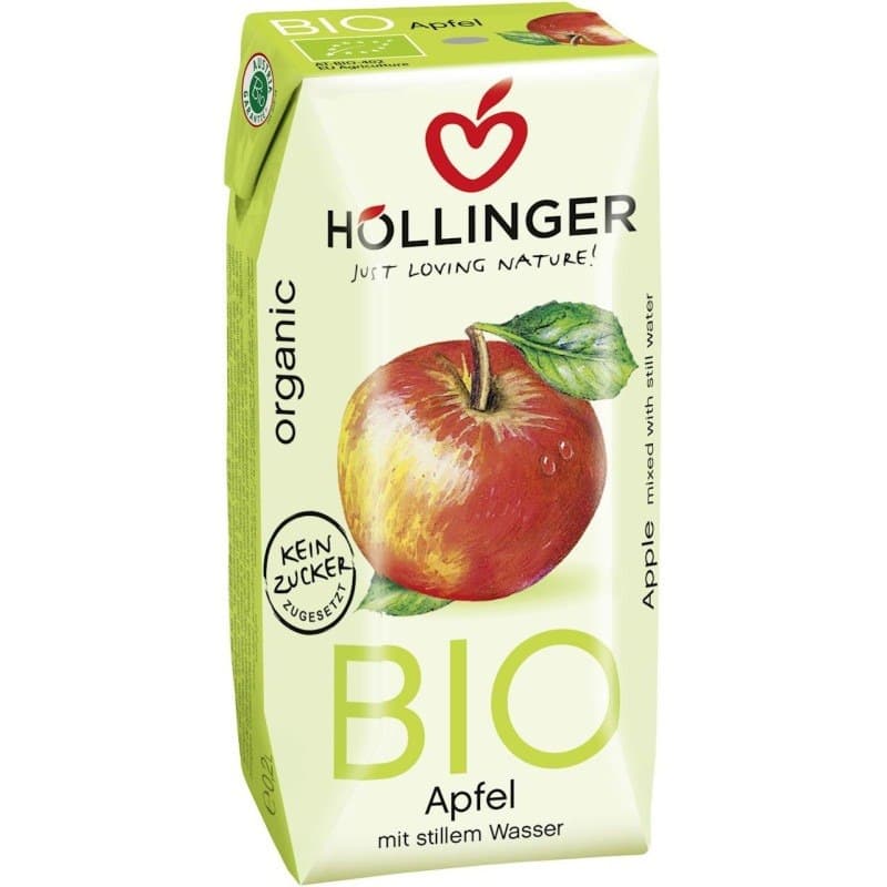 Hollinger - Organic Apple Juice - 200ml – Hollinger förpackning