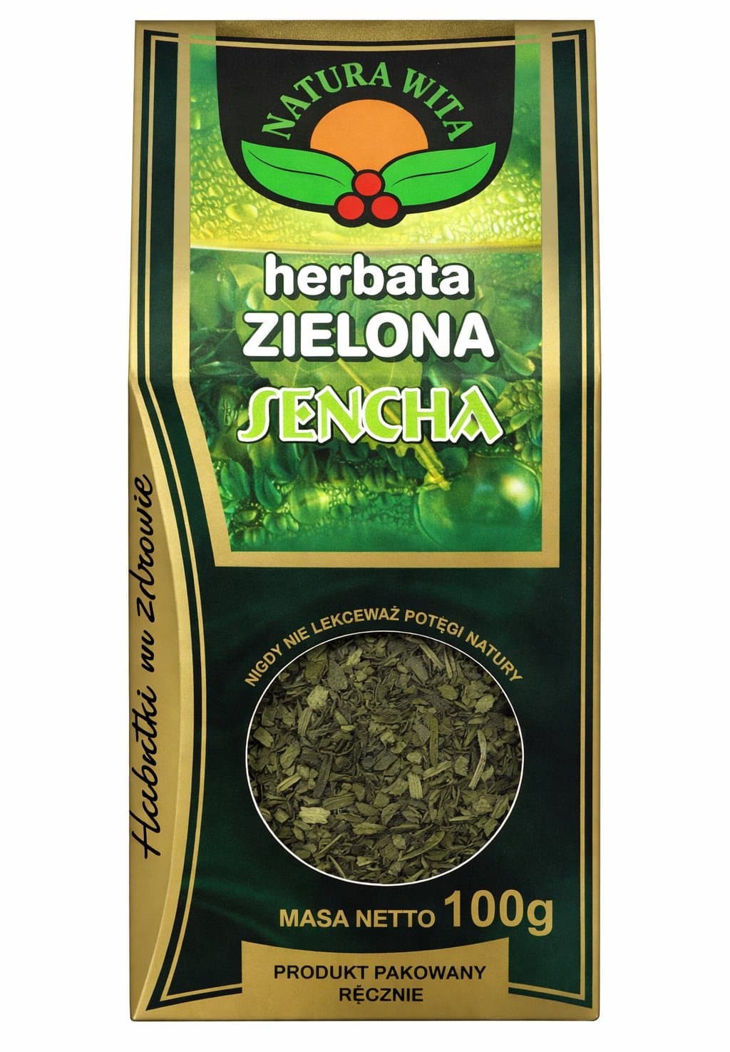 Natura-Wita - Green Tea Sencha - 100g – Natura-Wita förpackning