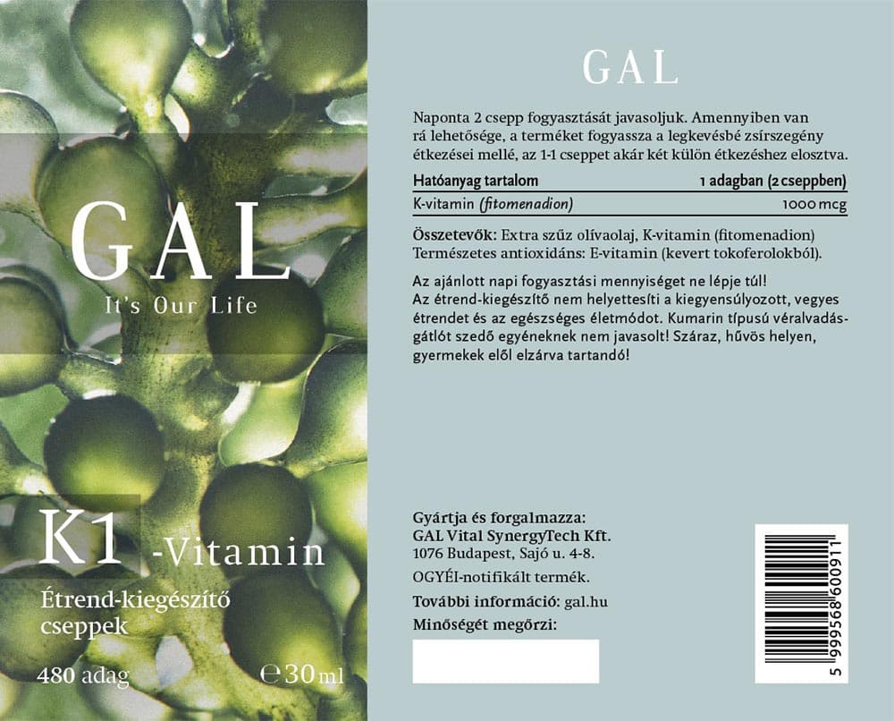 Gal - K1-Vitamin Drops - 30ml