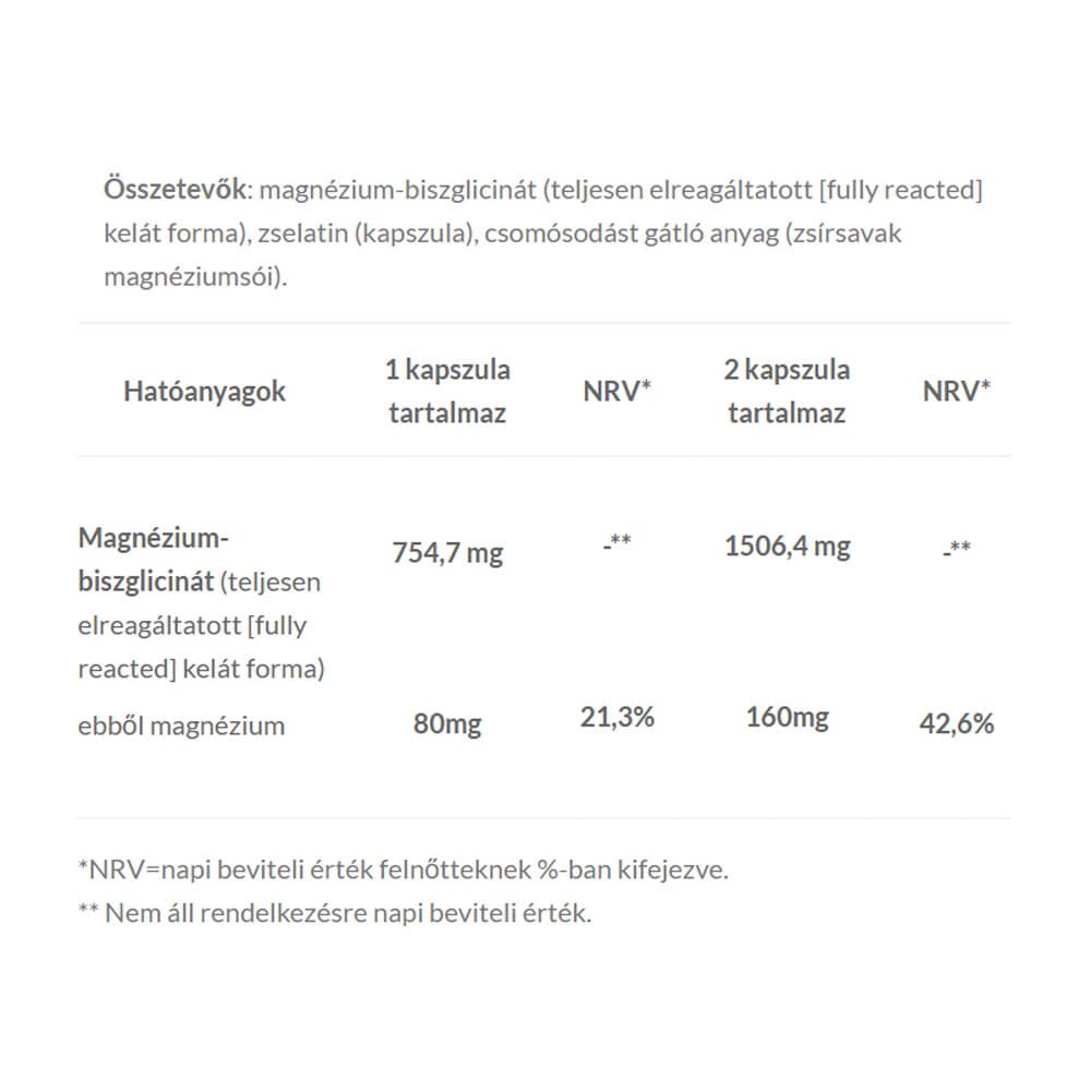 JutaVit - Magnesium Bisglycinate - 100 Caps