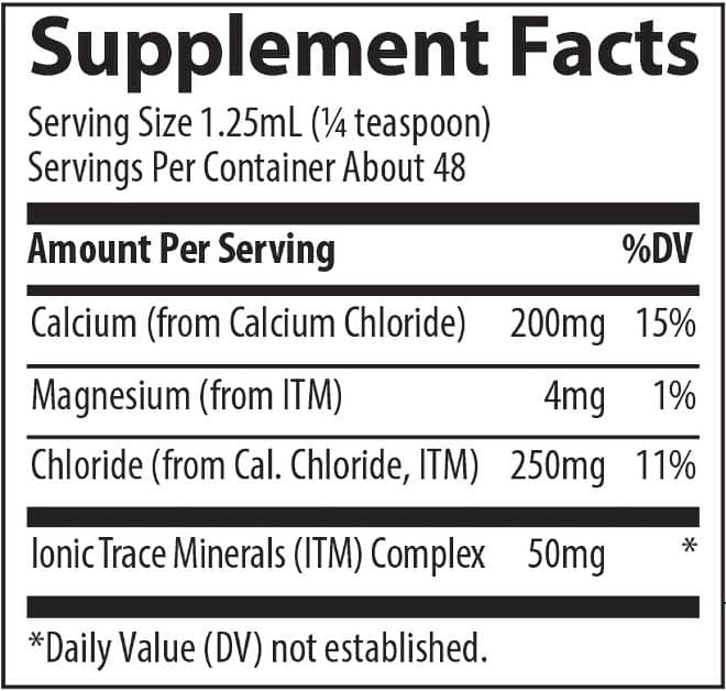 Trace Minerals - Ionic Calcium - 59ml