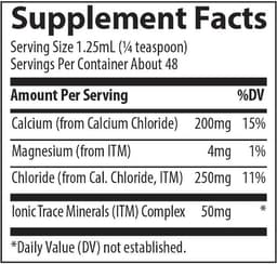 Trace Minerals - Ionic Calcium - 59ml