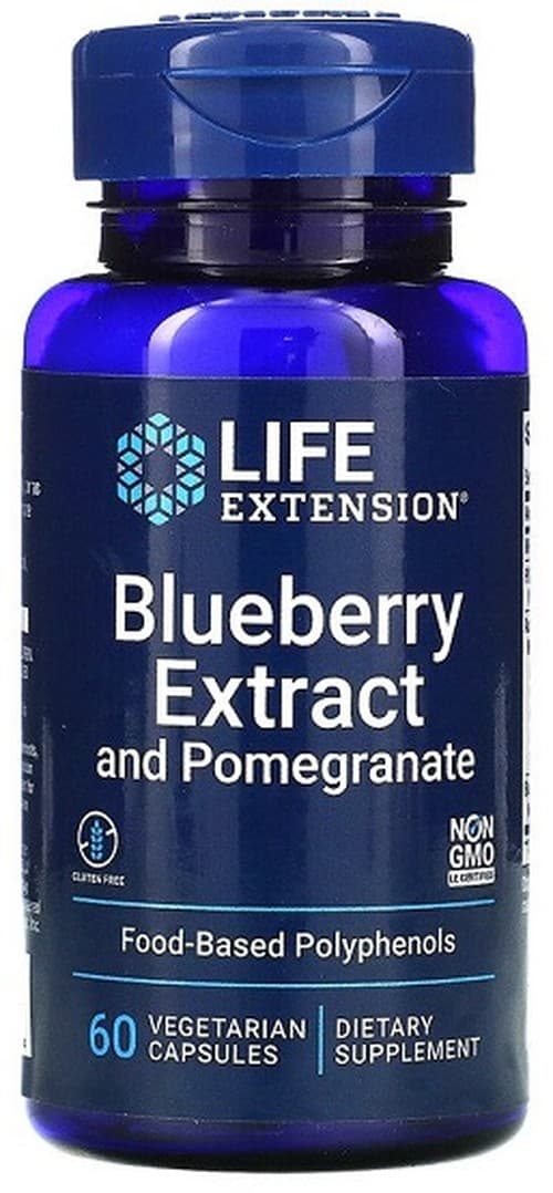 Life Extension - Blueberry Extract With Pomegranate - 30 Caps – Life Extension förpackning