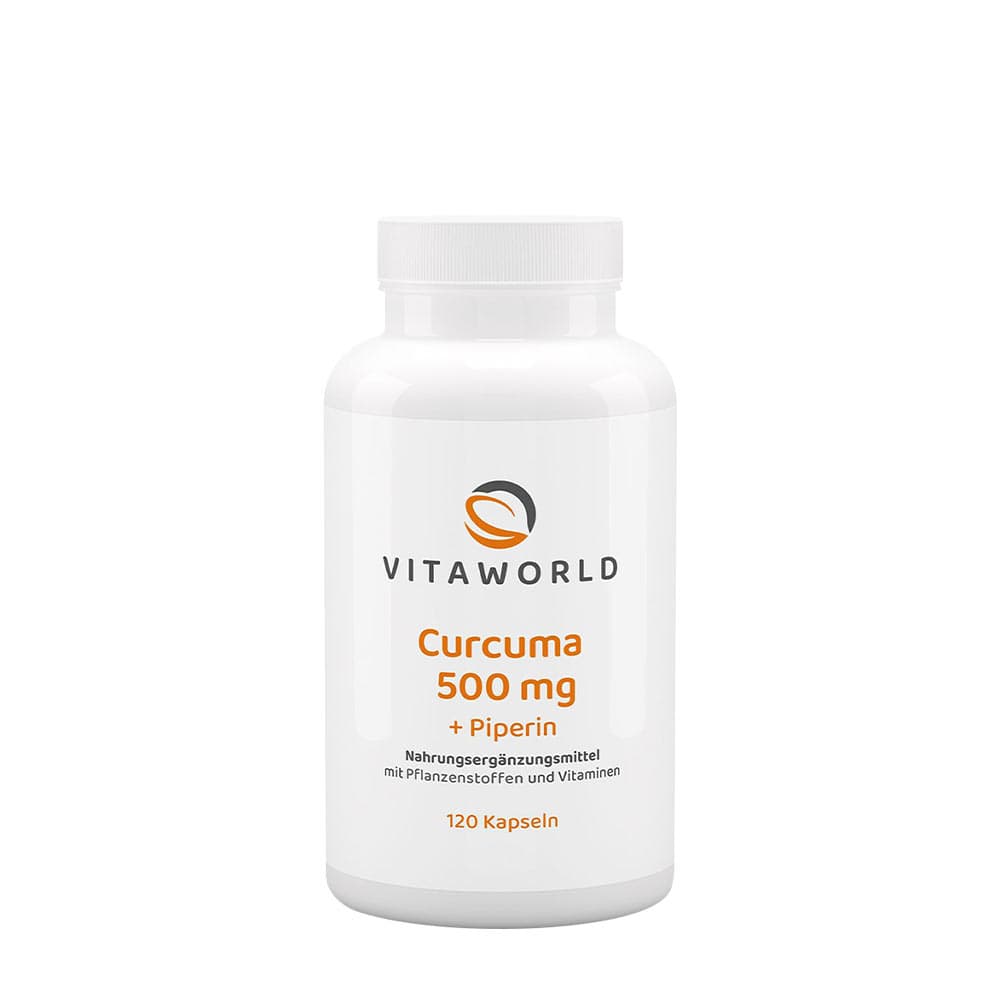 Vitaworld - Turmeric + Black Pepper - 120 Kapseln (Caps)