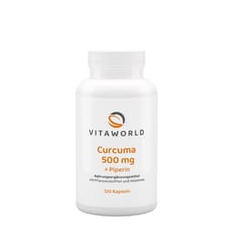 Vitaworld - Turmeric + Black Pepper - 120 Kapseln (Caps)