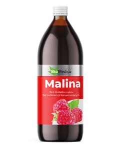 Eka Medica - Raspberry Juice - 1L – Eka Medica förpackning