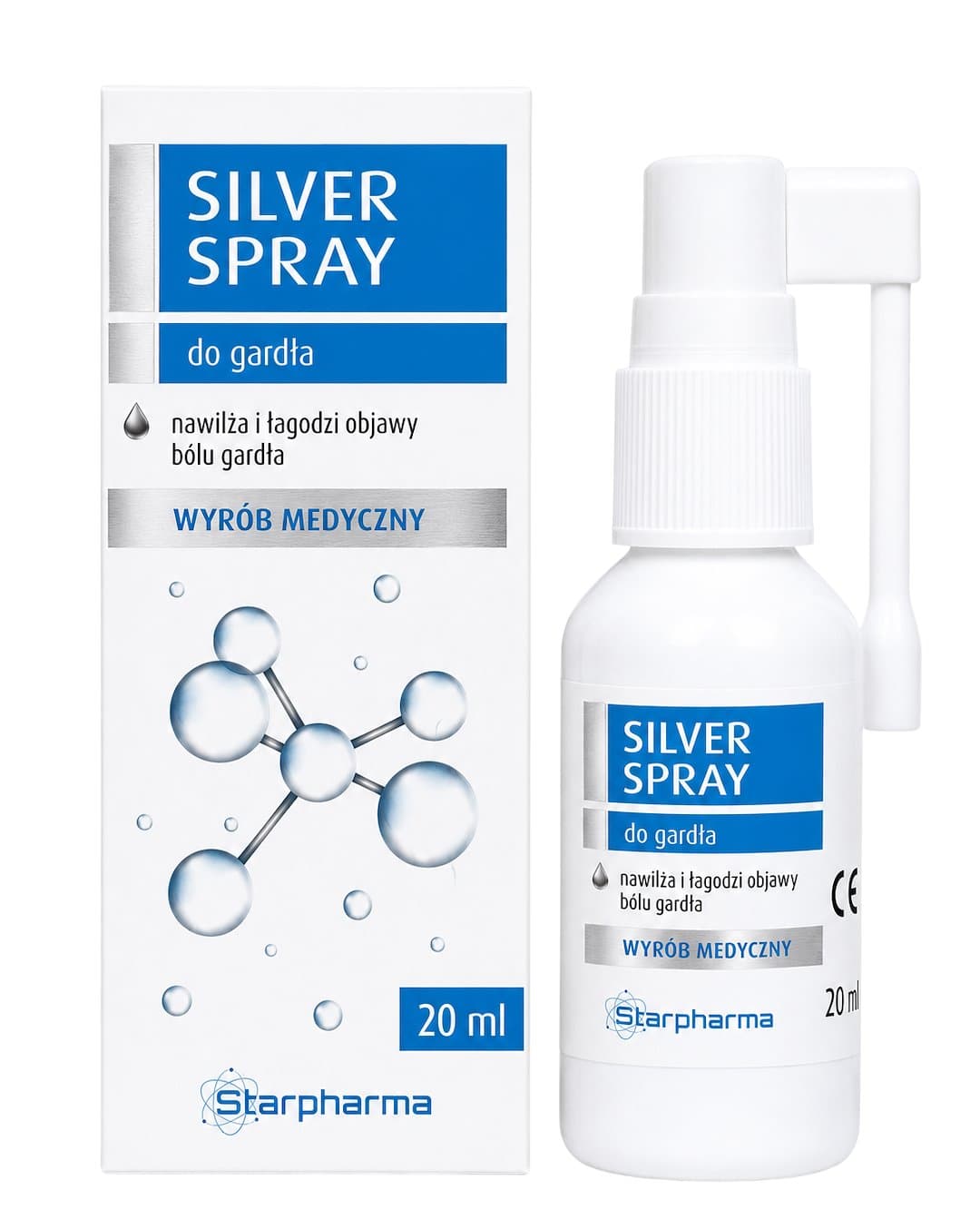 Starpharma - Silver Spray - 20ml – Zdrowy Lizak förpackning