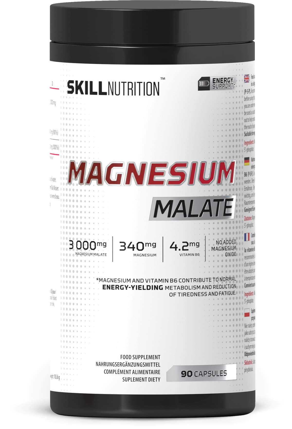 Skill Nutrition - Magnesiumorotaatti – Skill Nutrition pakkaus