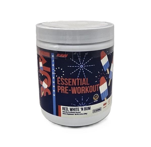 Raw Nutrition - CBUM Essential Pre-Workout – Raw Nutrition förpackning