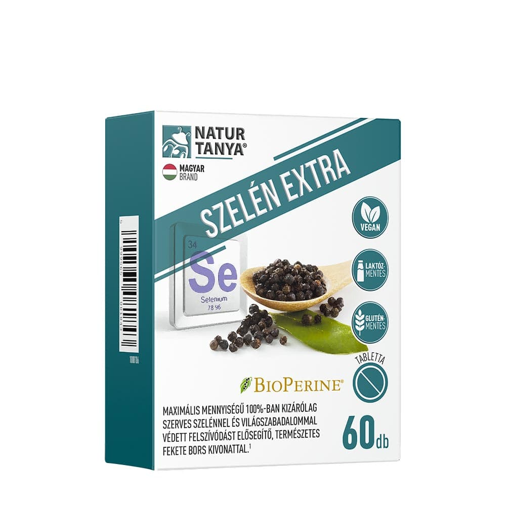 Natur Tanya - Selenium Extra - 60 Tabs – Natur Tanya förpackning