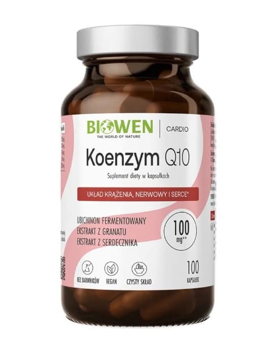 Biowen - Coenzyme Q10 - 100 Caps – Biowen förpackning