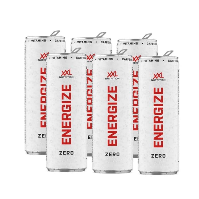 XXL Nutrition - Energidryck - Vit, sockerfri, 6 × 330 ml – XXL Nutrition