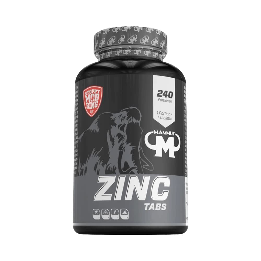 Mammut - Zinc Tabs - Standard - 240 Portioner (240 Tabs) – Mammut emballage