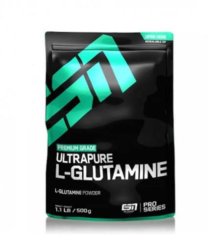 ESN (Elite Sports Nutrition) - Ultrarent L-glutamin - 500 g – ESN (Elite Sports Nutrition) emballage