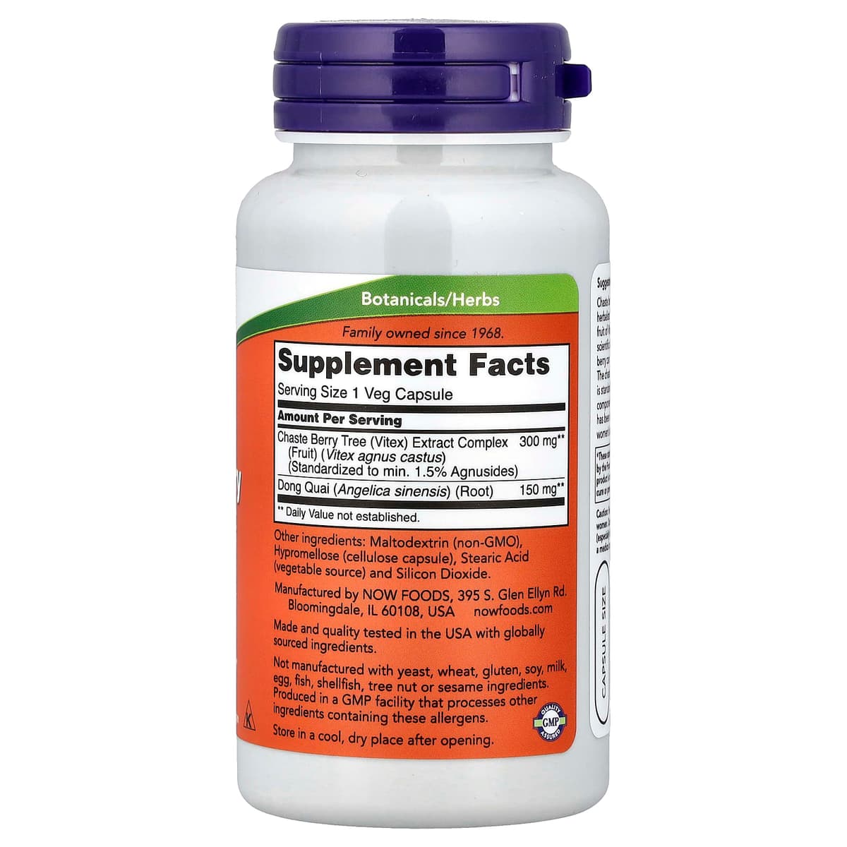 NOW Foods - Chaste Berry Vitex Extract - 90 Vcaps