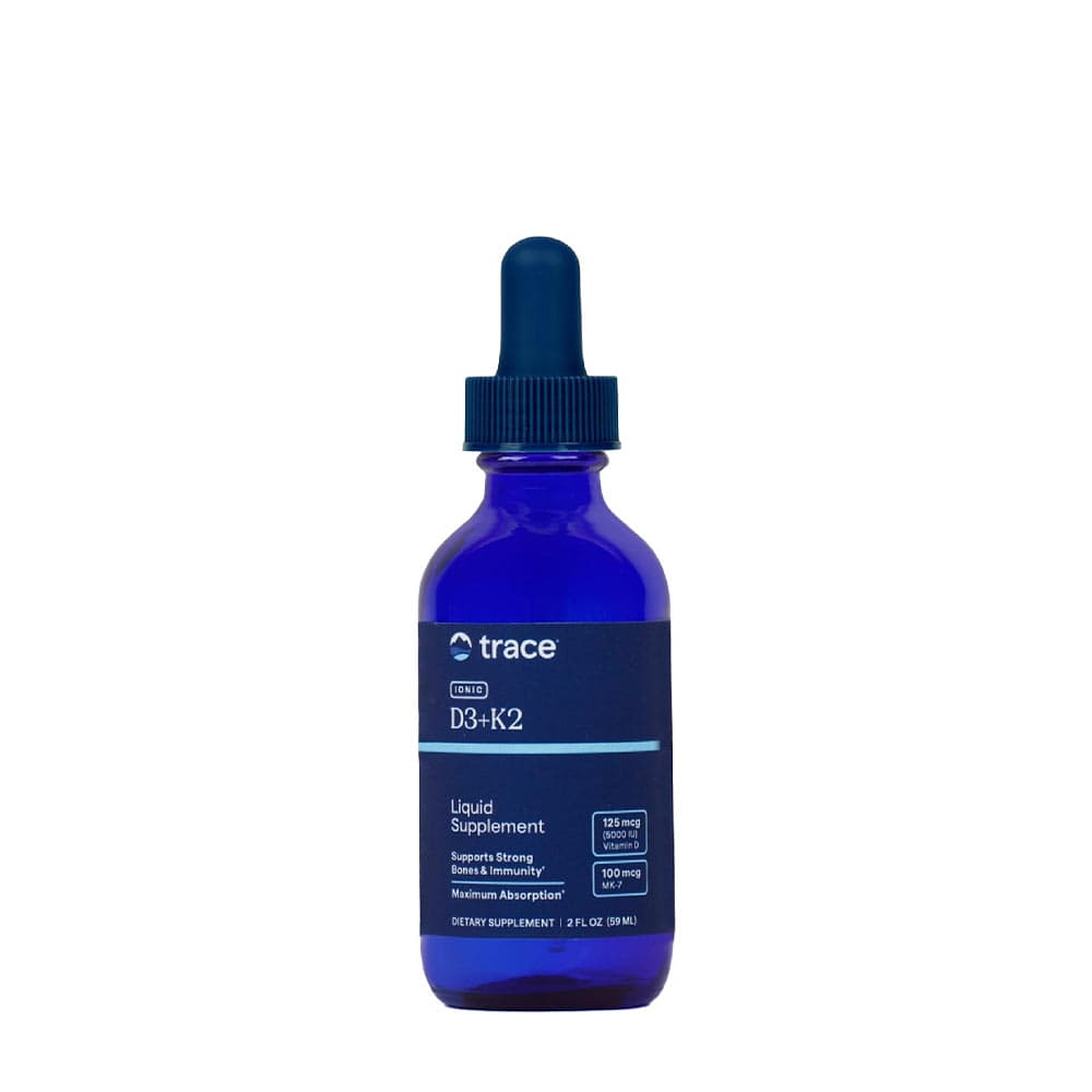 Trace Minerals - Ionic D3 + K2 – Trace Minerals förpackning
