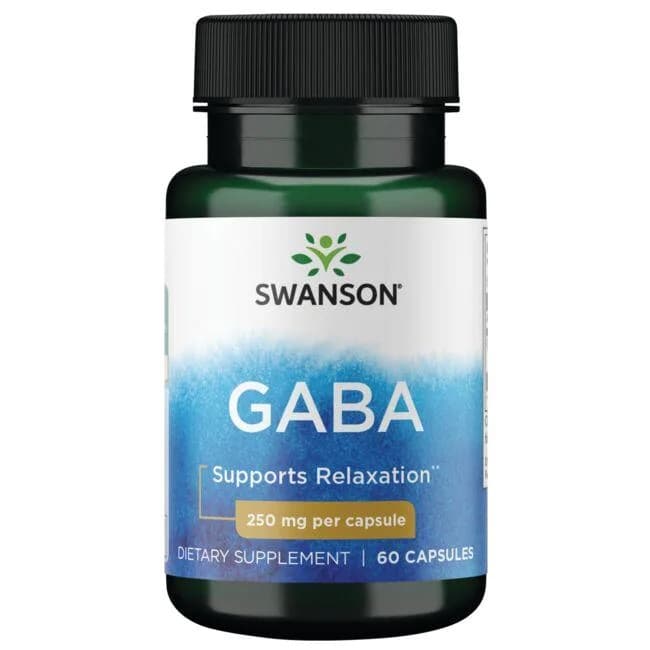 Swanson - GABA 250 mg, 60 kapslar