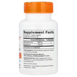 Doctor's Best - Benfotiamine 150 + Alpha-Lipoic Acid 300 - 60 Vcaps