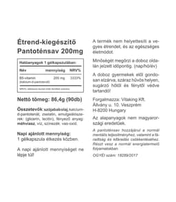 Vitaking - Pantothenic Acid - 200mg, 90 Sgels