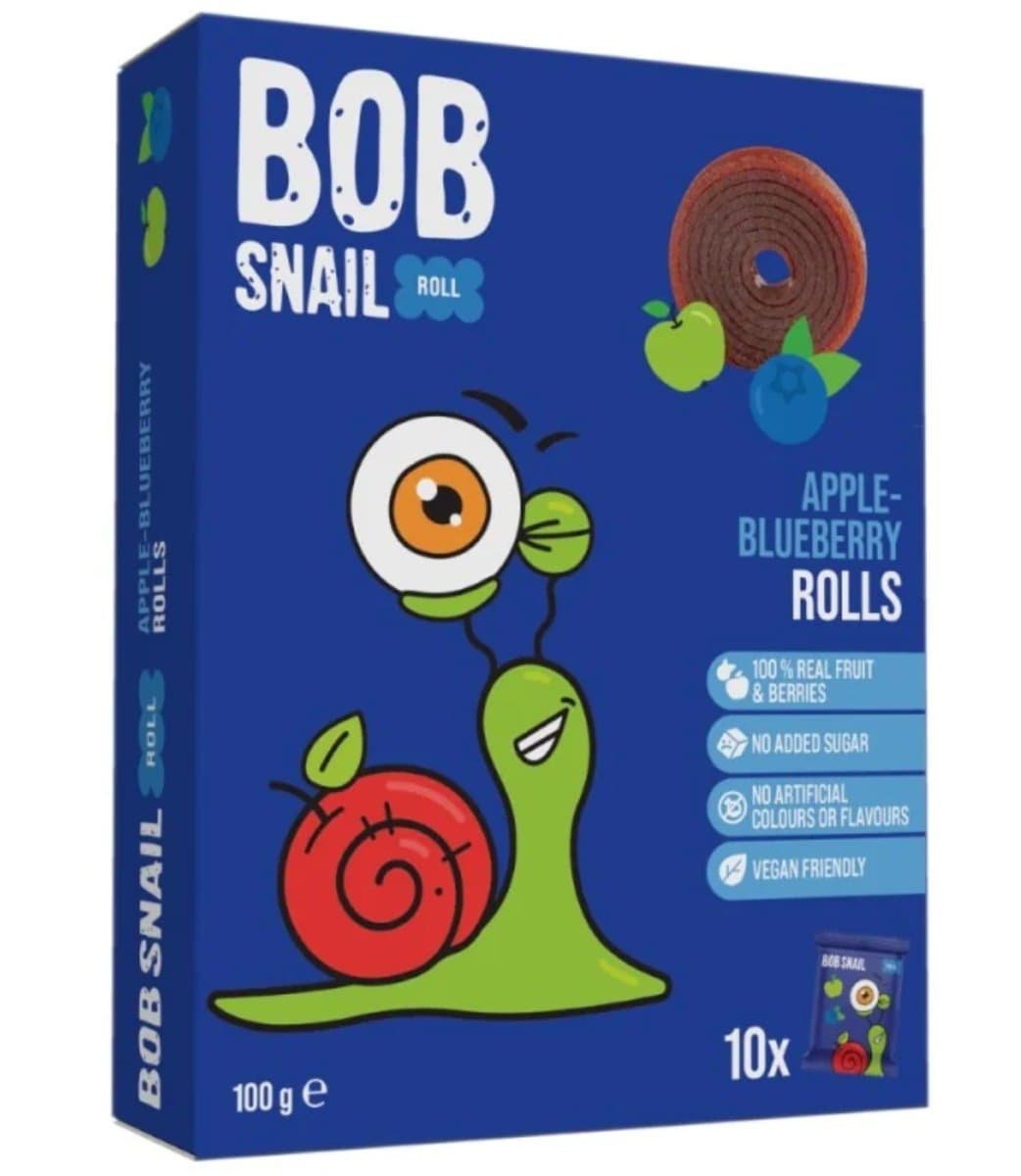 B.O.B SNAIL - Snail Roll - 100g (10 rolls) – B.O.B SNAIL förpackning