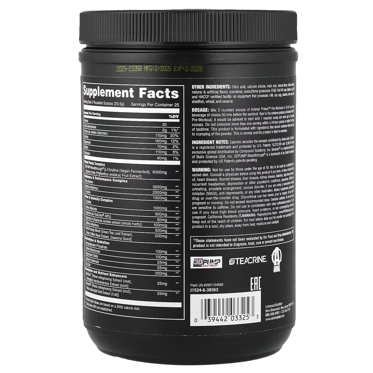 Universal Nutrition - Strawberry Watermelon - 507.5g
