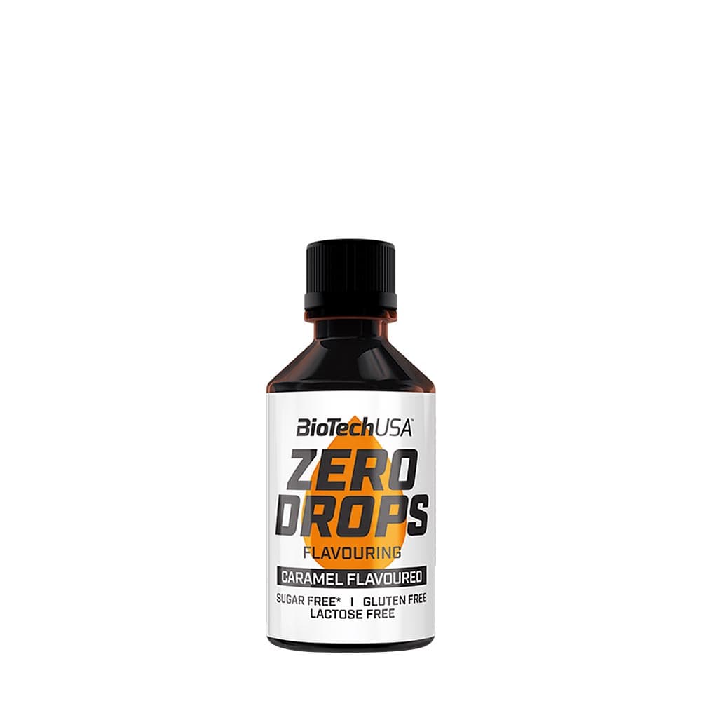 BioTechUSA - Zero Drops Flavouring - Caramel - 50ml