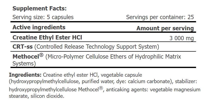 Amix - Cee Creatine Ethyl Ester - 125 Caps