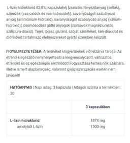 BioTechUSA - L-Lysine - 90 Caps