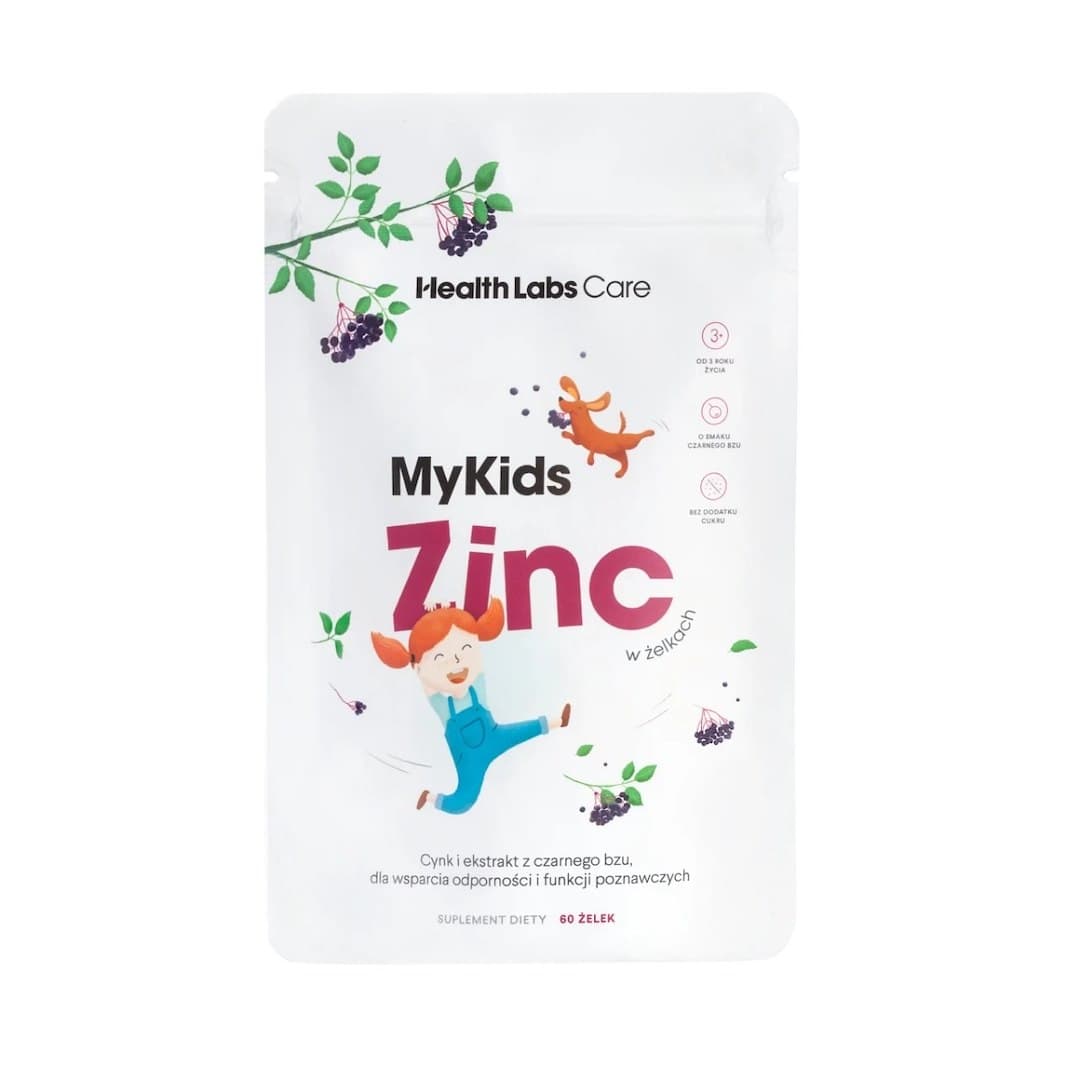 Health Labs Care - MyKids Zinc - 60 Gummies – Health Labs Care förpackning