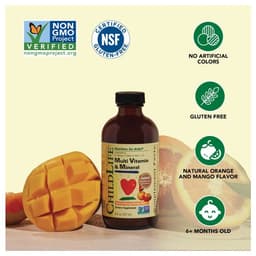 Child Life - Liquid Vitamin C, Natural Orange - 118ml