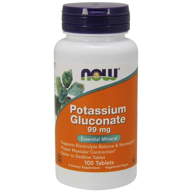 NOW Foods - Potassium Gluconate - Mineral Supplement – NOW Foods