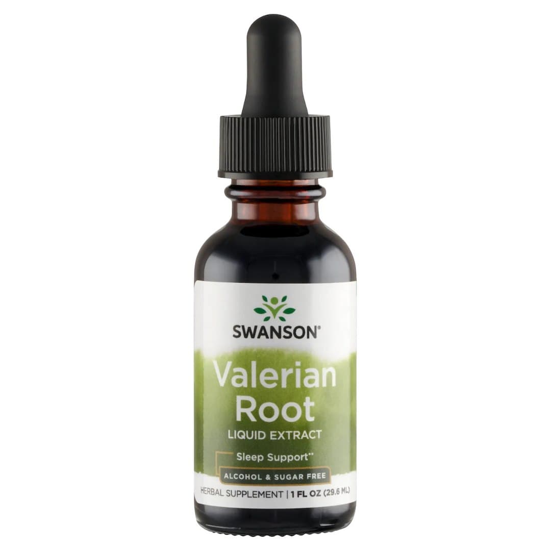 Swanson - Valerian Root Liquid Extract - 30 Days - 29.6ml – Swanson förpackning