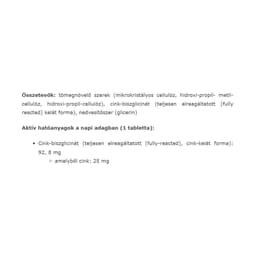JutaVit - Zinc Bisglycinate - 60 Tablets
