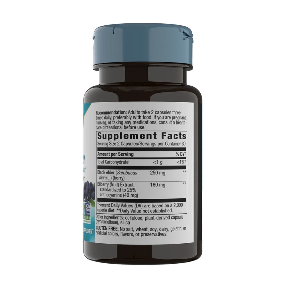 Nature'S Way - Bilberry Premium Extract - 60 Caps