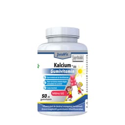 Jutavit - Calcium+Vitamin D3 Gummy Vitamin - Raspberry, 50 Gummies