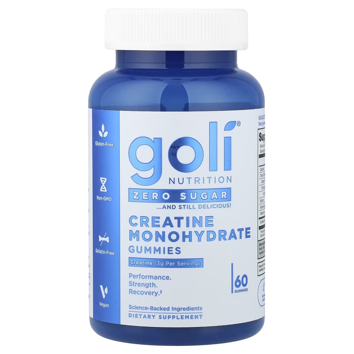 Goli Nutrition - Creatine Monohydrate Gummies - 60 Gummies