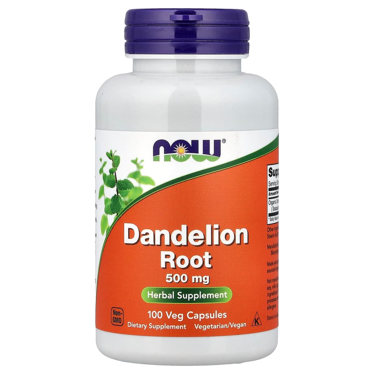 NOW Foods - Dandelion Root - 100 Veg Capsules