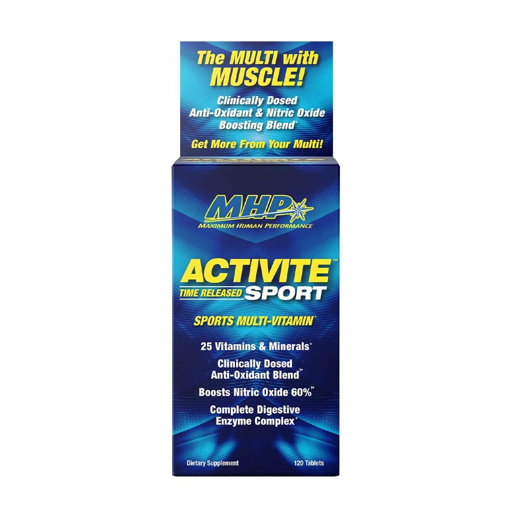MHP - Activite Time Released Sport - 120 Tablets – MHP förpackning