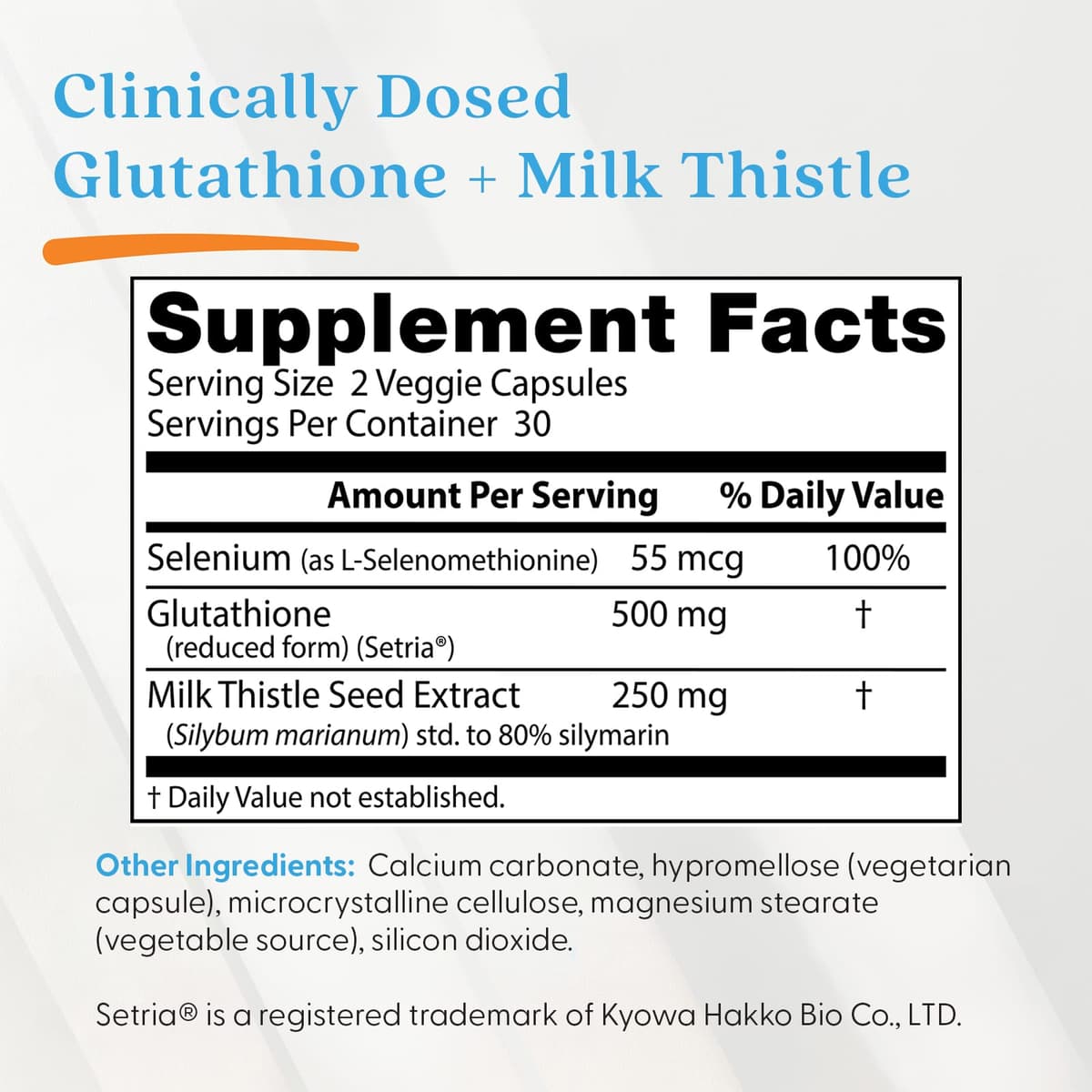 Doctor'S Best - Glutationi + Maarianohdake - 60 Kapselia