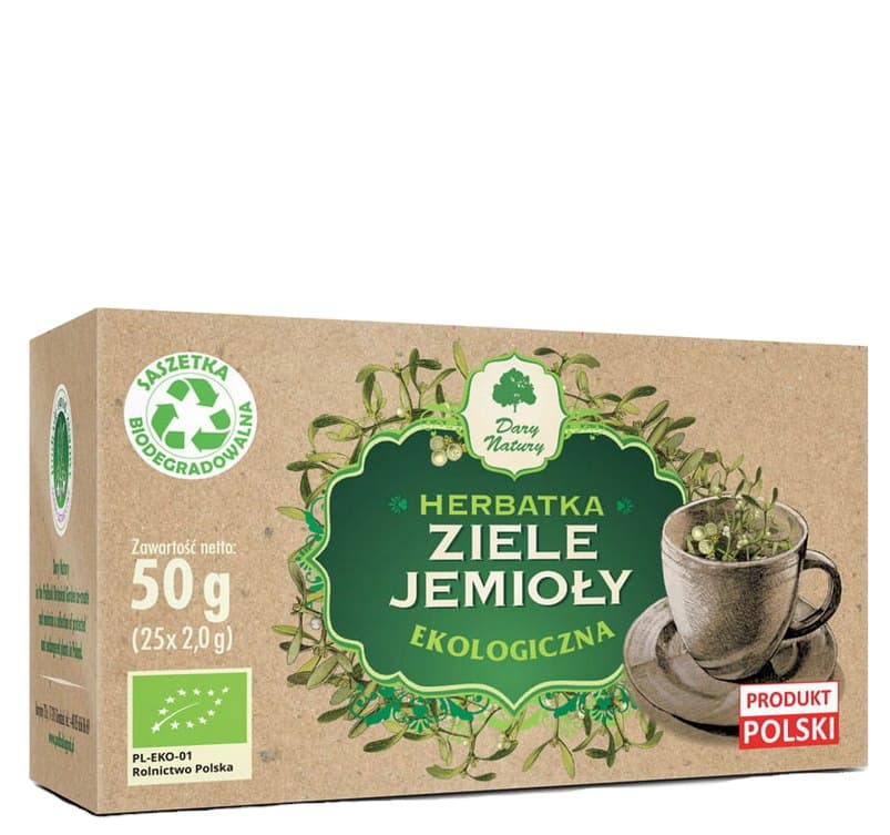 Dary Natury - Mistletoe Tea – Dary Natury förpackning
