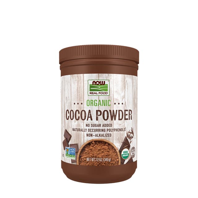 NOW Foods - Organic Cocoa Powder - 340g – NOW Foods