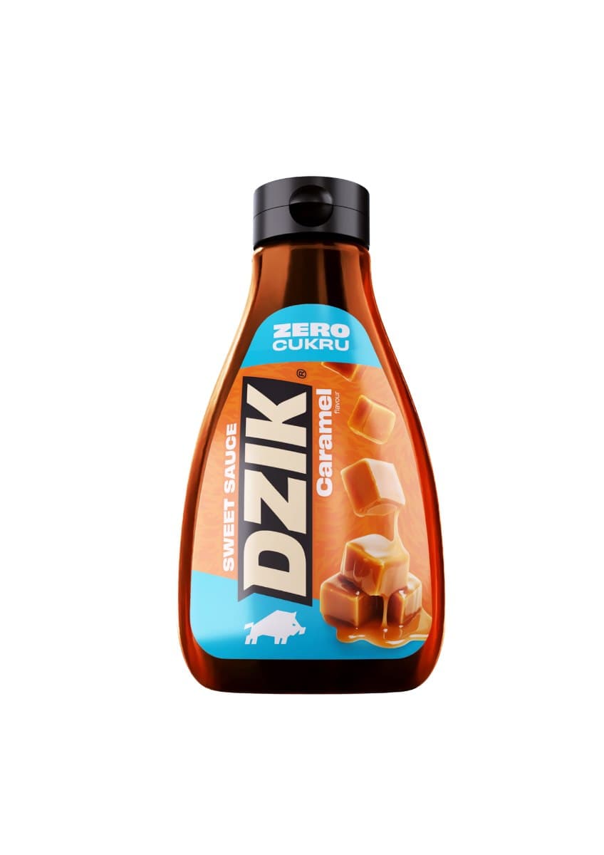 DZIK - Sos Zero Caramel karmelowy 425 ml – DZIK förpackning